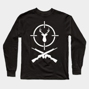 Deer Head Target Long Sleeve T-Shirt